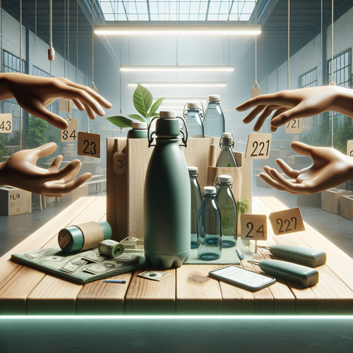 An image illustrating Economía de productos sostenibles - precios y demanda