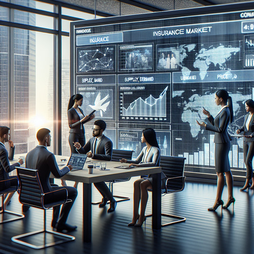 An image illustrating Mercado de seguros: Oferta, demanda y precios