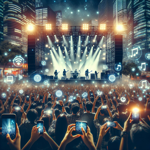 An image illustrating Economía de la música: conciertos, streaming y demanda en el siglo XXI