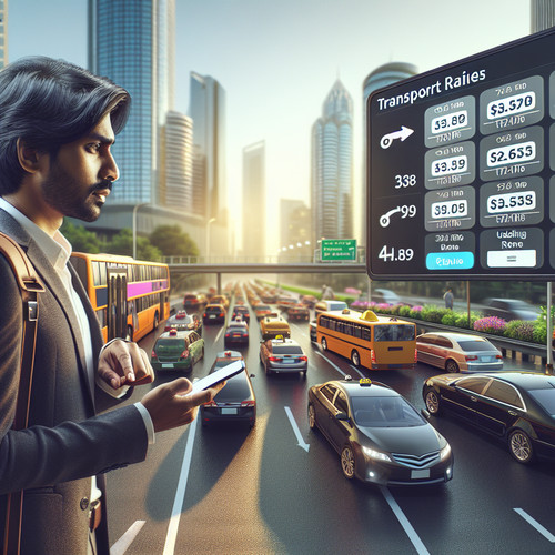 An image illustrating Precios dinámicos en transporte - cómo afectan tu presupuesto mensual