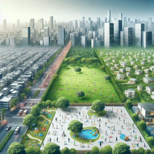 An image illustrating Externalidades positivas y negativas en tu ciudad: ejemplos prácticos y análisis local