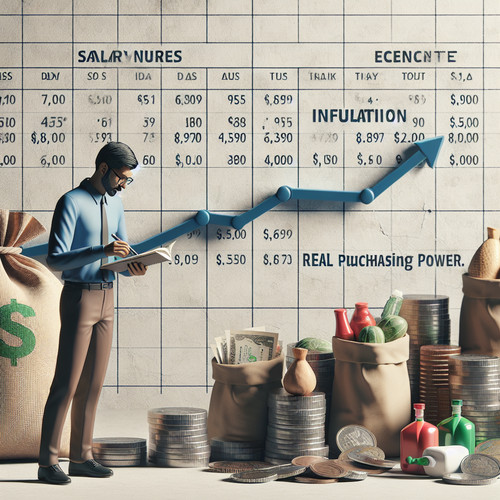 An image illustrating La diferencia entre el salario nominal y el salario real y por qué importa