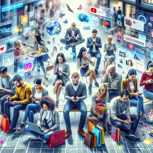 An image illustrating El impacto de las redes sociales en el comportamiento del consumidor