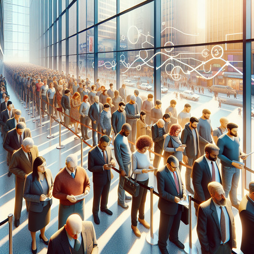 An image illustrating La teoría de la cola - la economía detrás de la espera