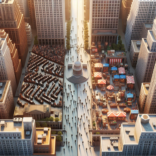 An image illustrating El rol del gobierno en la economía - ¿Intervenir o dejar hacer?