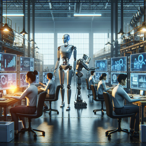 An image illustrating El impacto de la automatización en el empleo - ¿un problema o una oportunidad?