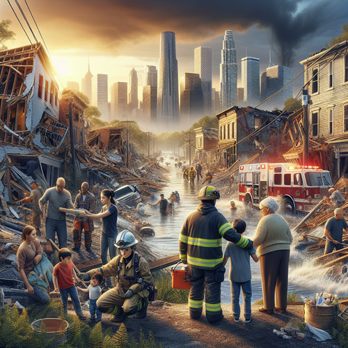 An image illustrating El impacto económico de los desastres naturales