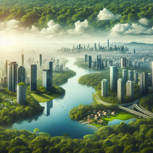 An image illustrating La economía del medio ambiente - el dilema del crecimiento sostenible