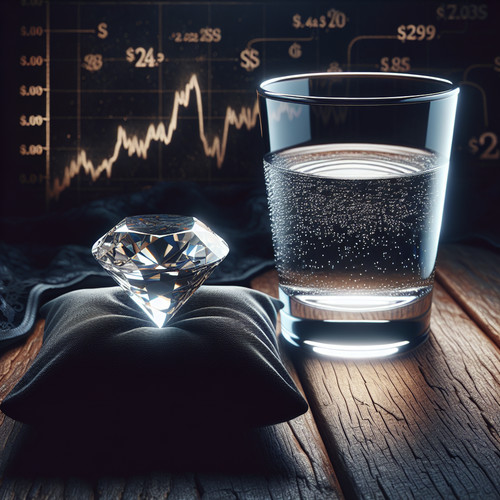 An image illustrating La paradoja del valor: por qué el agua es tan barata y los diamantes tan caros