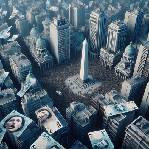 An image illustrating La crisis de la deuda argentina y su impacto en el peso