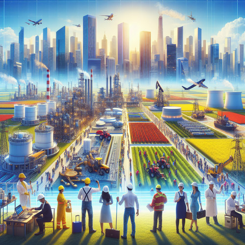 An image illustrating PIB de Colombia - los sectores que realmente mueven la economía