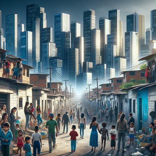 An image illustrating La desigualdad en Colombia: datos actuales y políticas de reducción