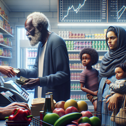 Esquema de por qué la inflación es un impuesto silencioso sobre los más pobres