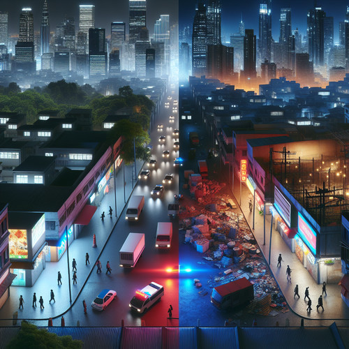 Esquema de la economía del crimen - ¿cómo afecta la delincuencia a la economía?