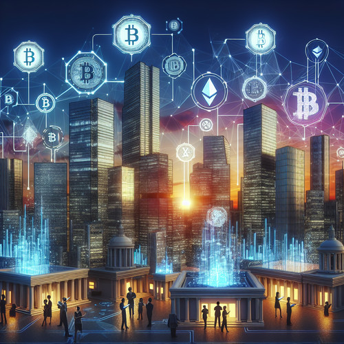 An image illustrating El impacto de las criptomonedas en el sistema financiero