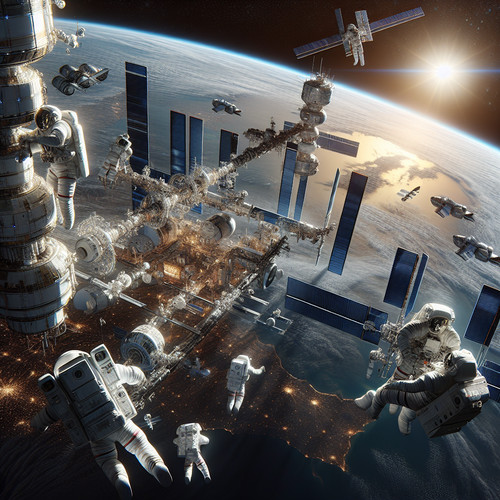 An image illustrating La economía del espacio - de la ciencia ficción a la realidad