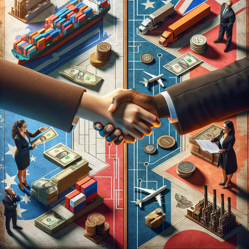 An image illustrating El dilema del proteccionismo - ¿proteger los empleos nacionales o abrirse al mundo?