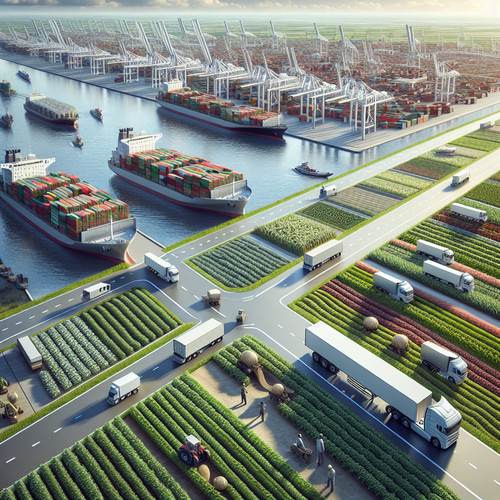 An image illustrating El impacto de los tratados de libre comercio en la agricultura