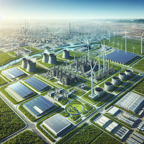 An image illustrating El rol de la energía renovable en la economía circular