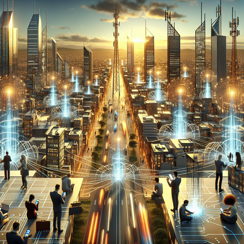 An image illustrating El rol de las telecomunicaciones en el desarrollo económico