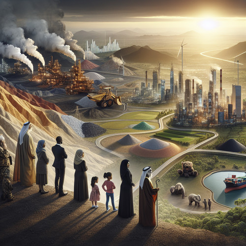 An image illustrating La economía de los recursos naturales - El dilema de la maldición de los recursos