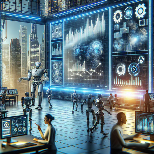 An image illustrating La economía de la inteligencia artificial - ¿revolución o burbuja?