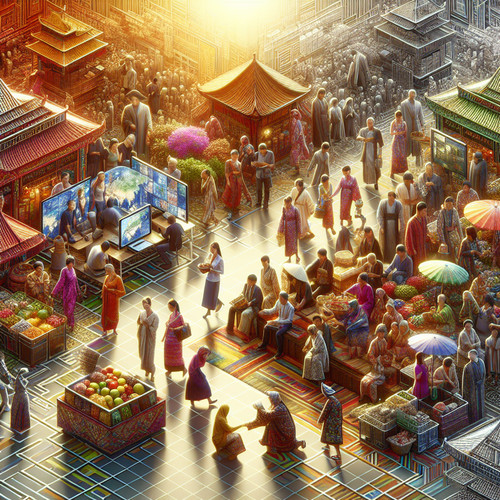 An image illustrating El impacto de la globalización en las culturas locales