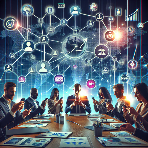 An image illustrating La economía de las redes sociales – ¿qué modelo de negocio es el más rentable?