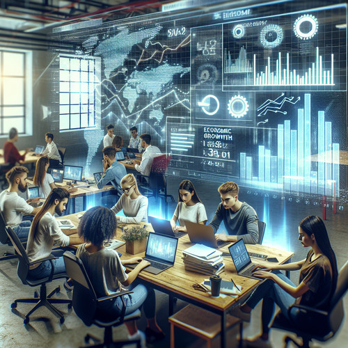 An image illustrating El rol de las startups en la creación de empleo y el crecimiento