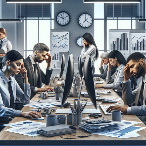 Imagen sobre la economía de la salud mental - el costo del estrés en el trabajo