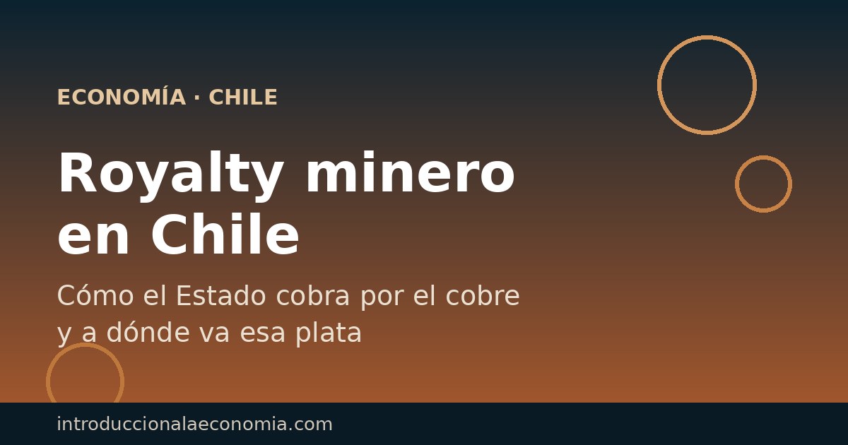 Royalty minero en Chile: cómo el Estado cobra por el cobre